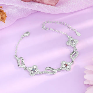 Custom Birthstone Bracelet