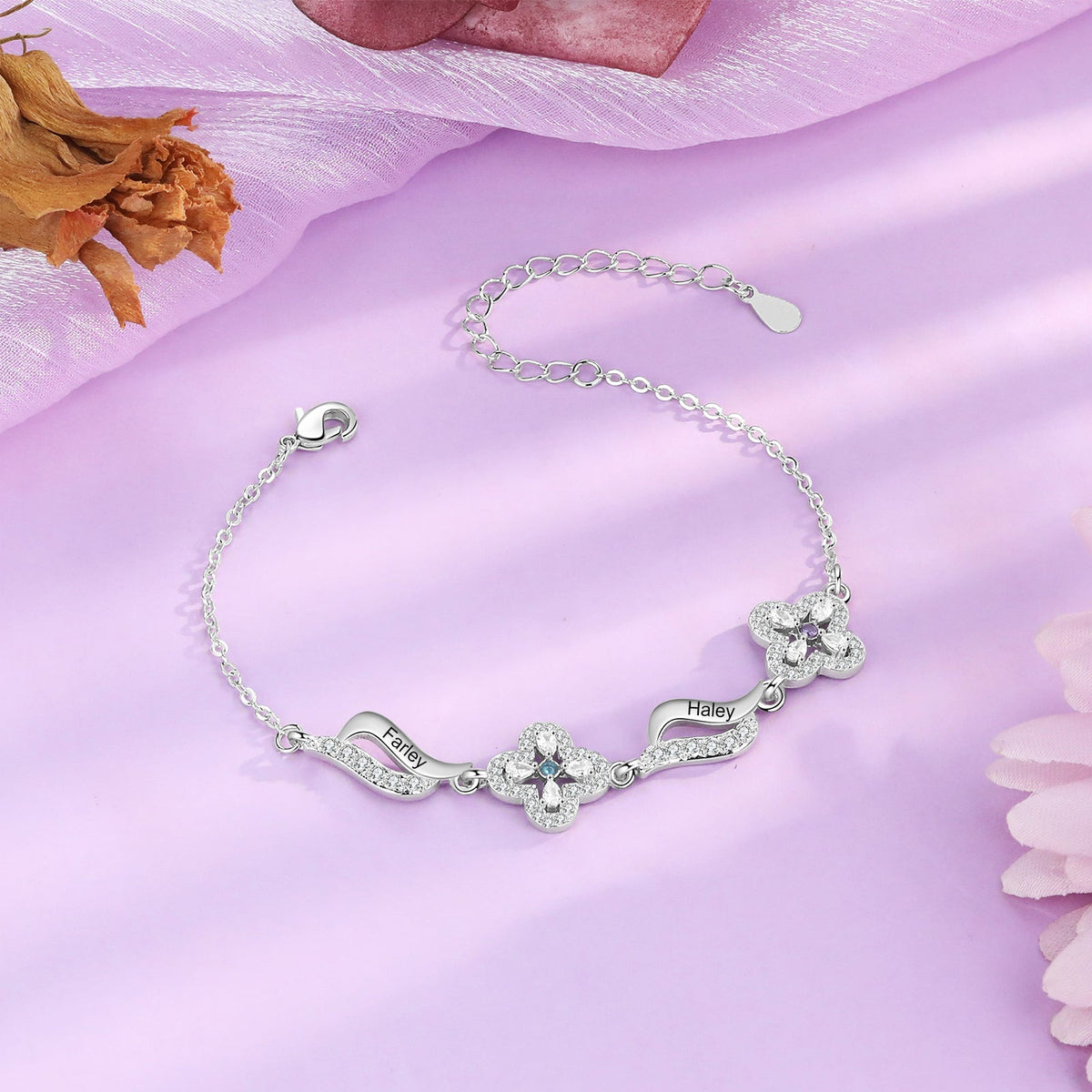 Custom Birthstone Bracelet