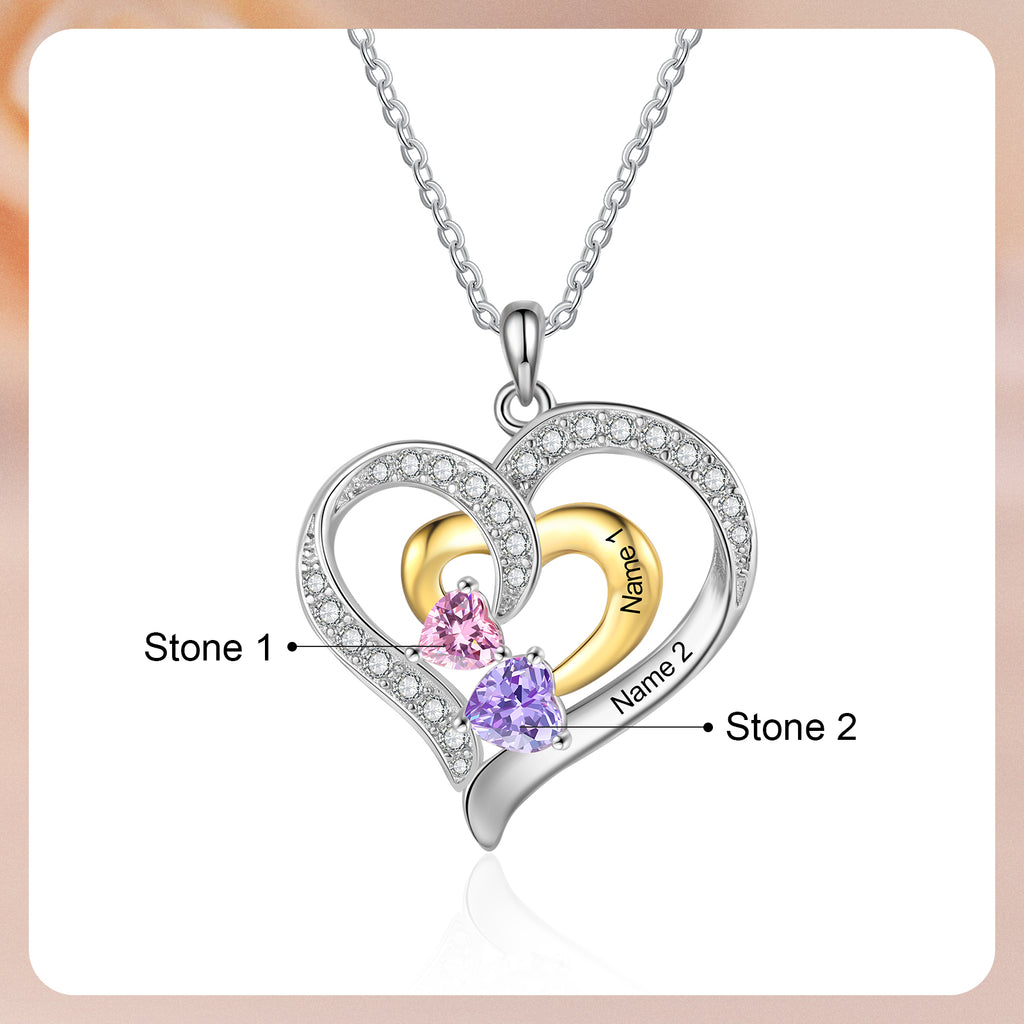 Custom Birthstone necklace