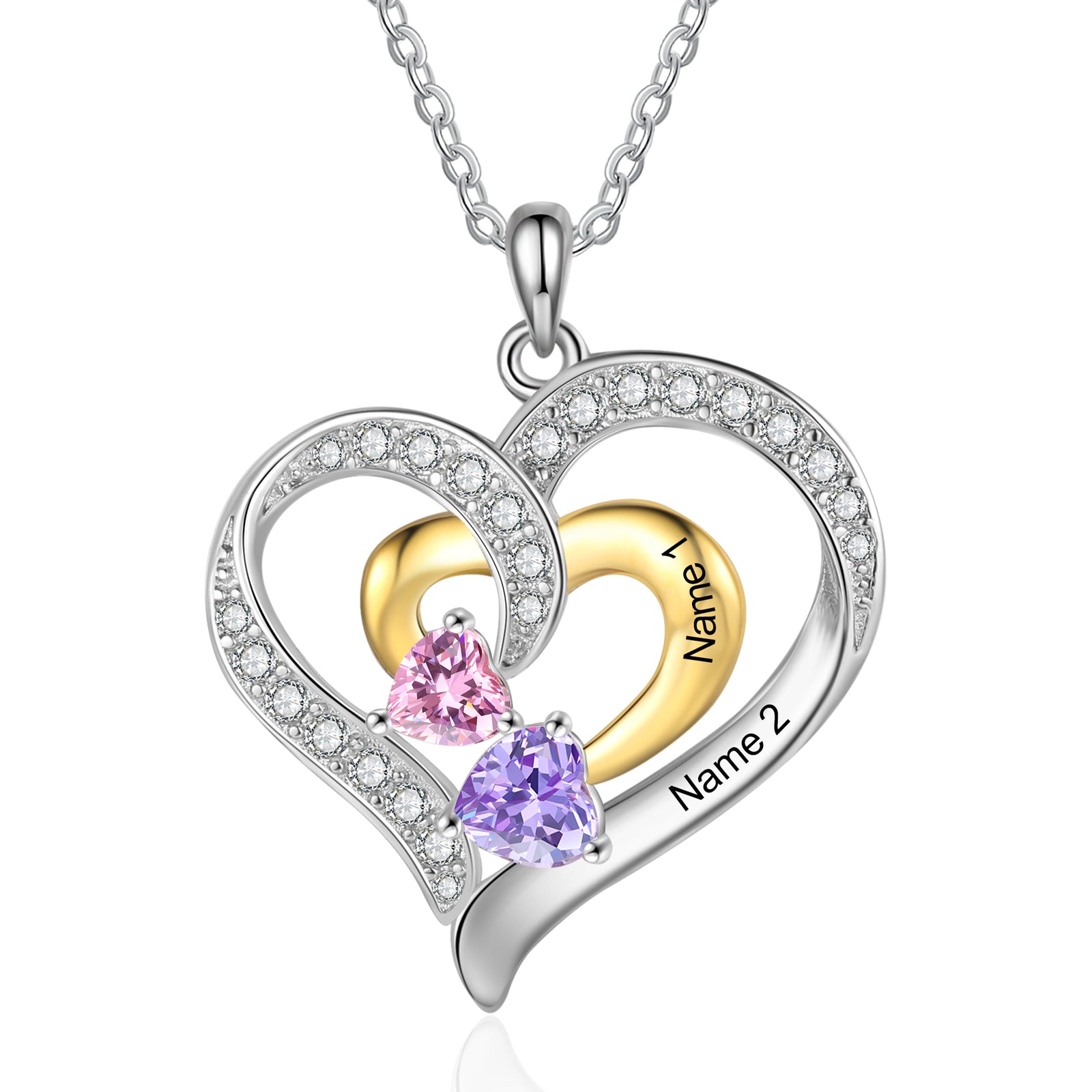 Custom Birthstone necklace