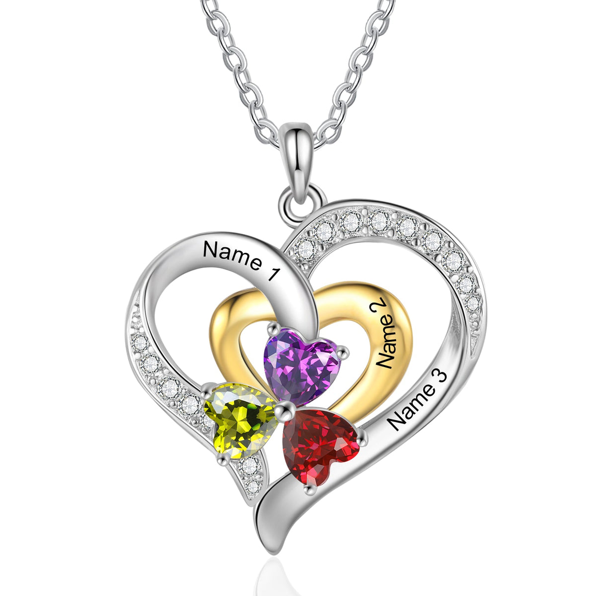 Custom Birthstone necklace