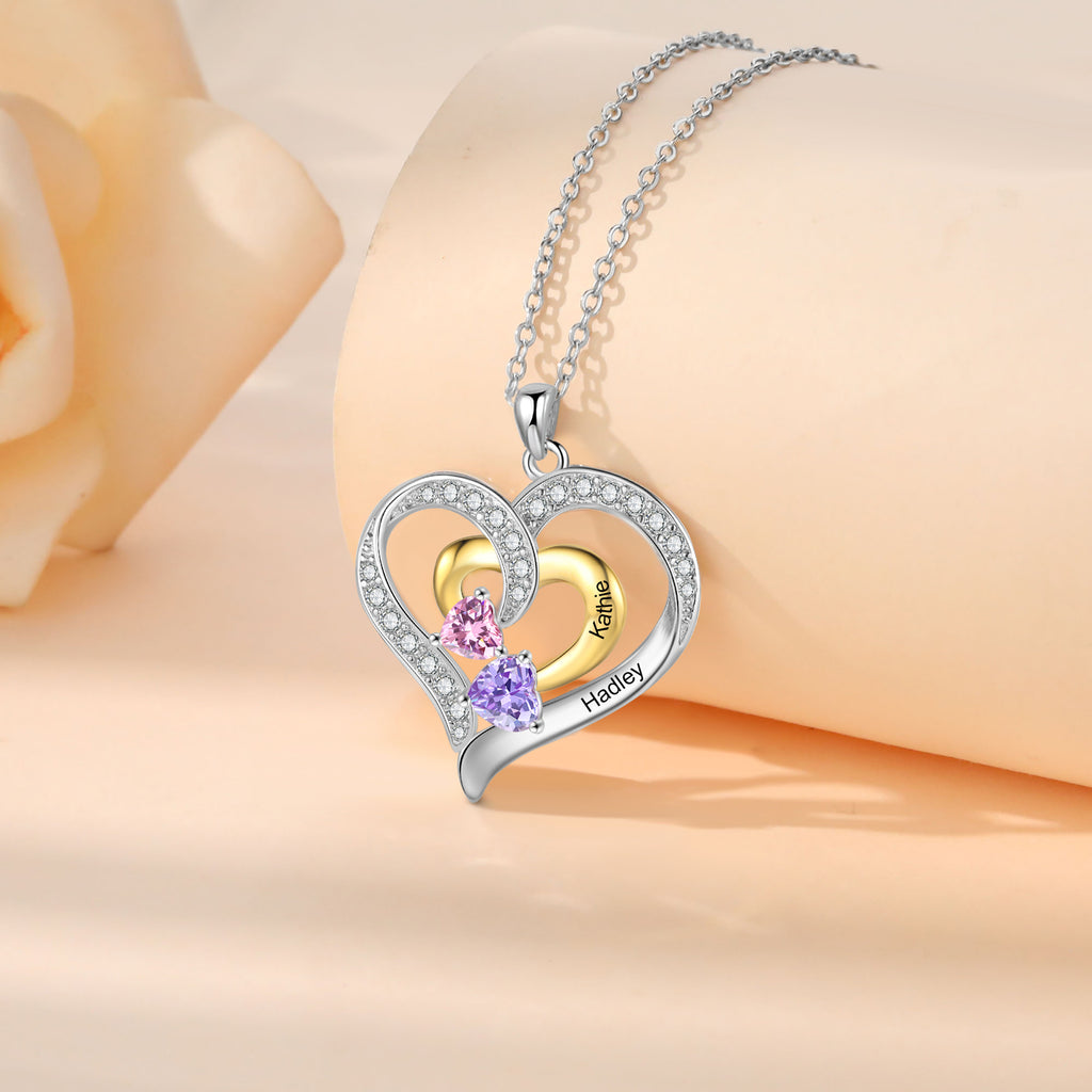 Custom Birthstone necklace