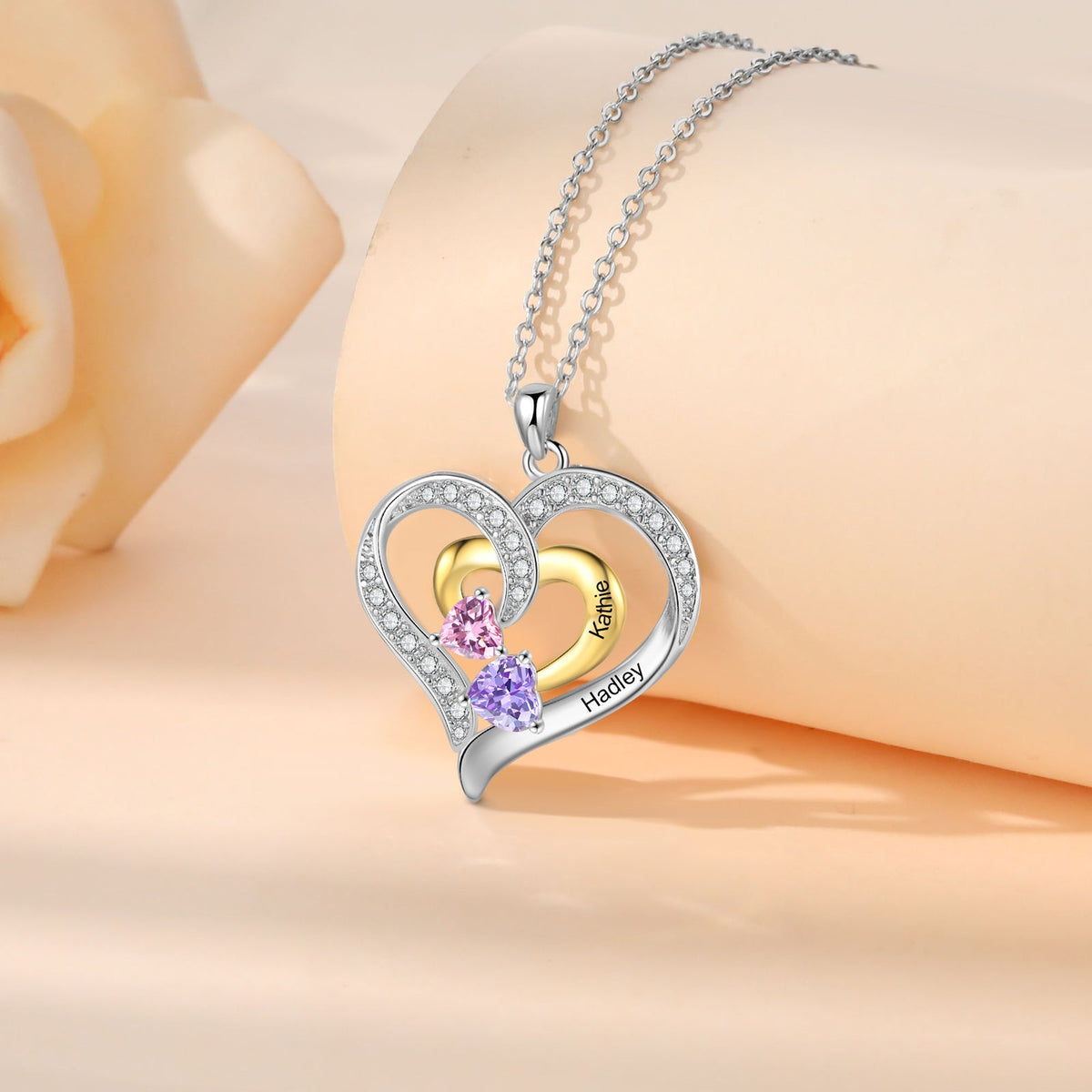Custom Birthstone necklace