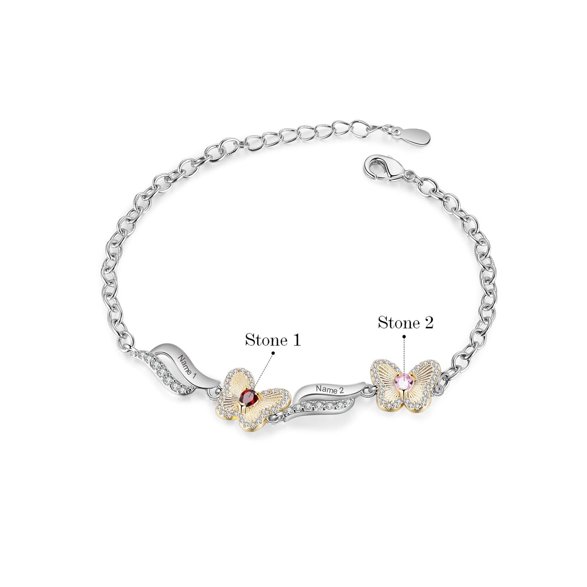 Custom Birthstone Bracelet