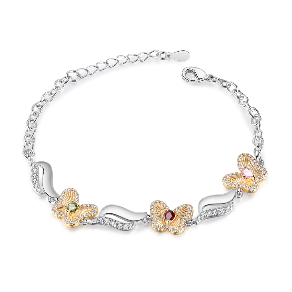 Custom Birthstone Bracelet