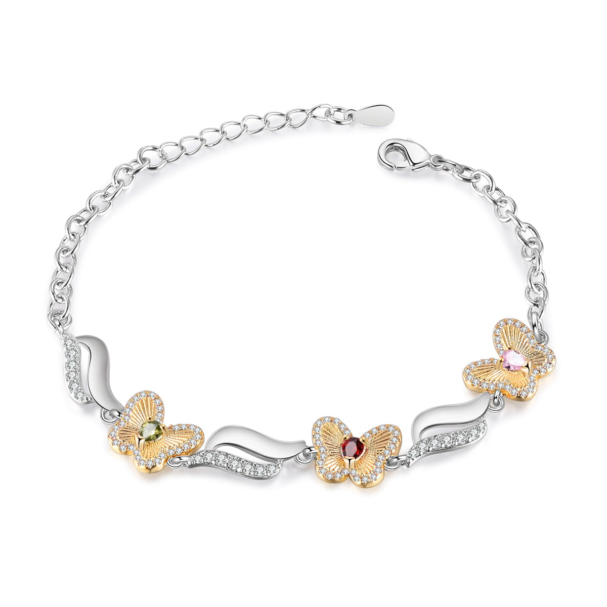 Custom Birthstone Bracelet