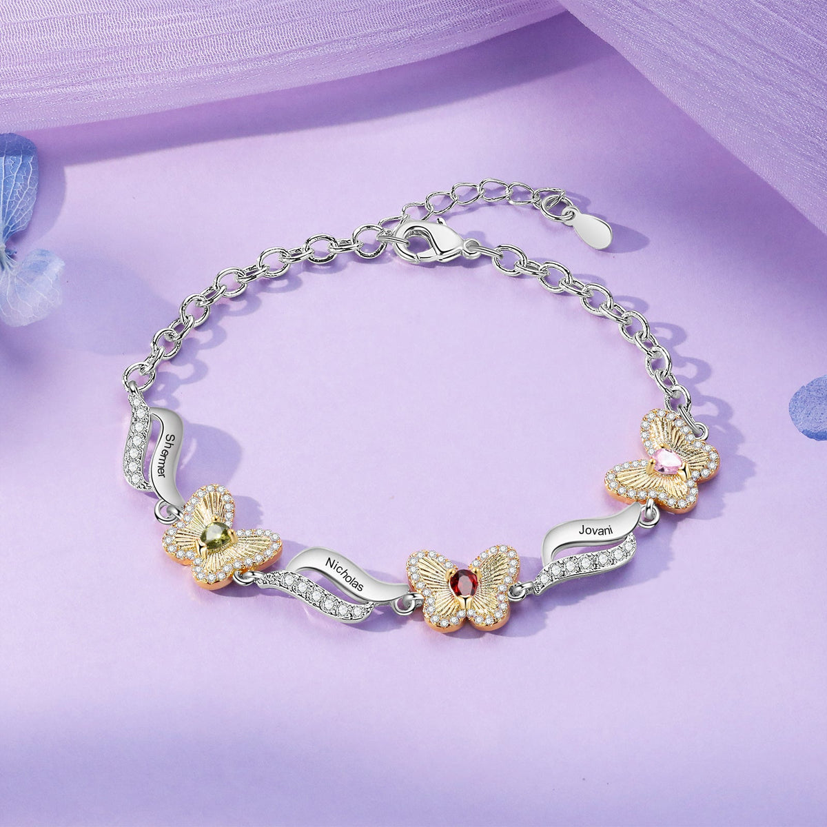 Custom Birthstone Bracelet
