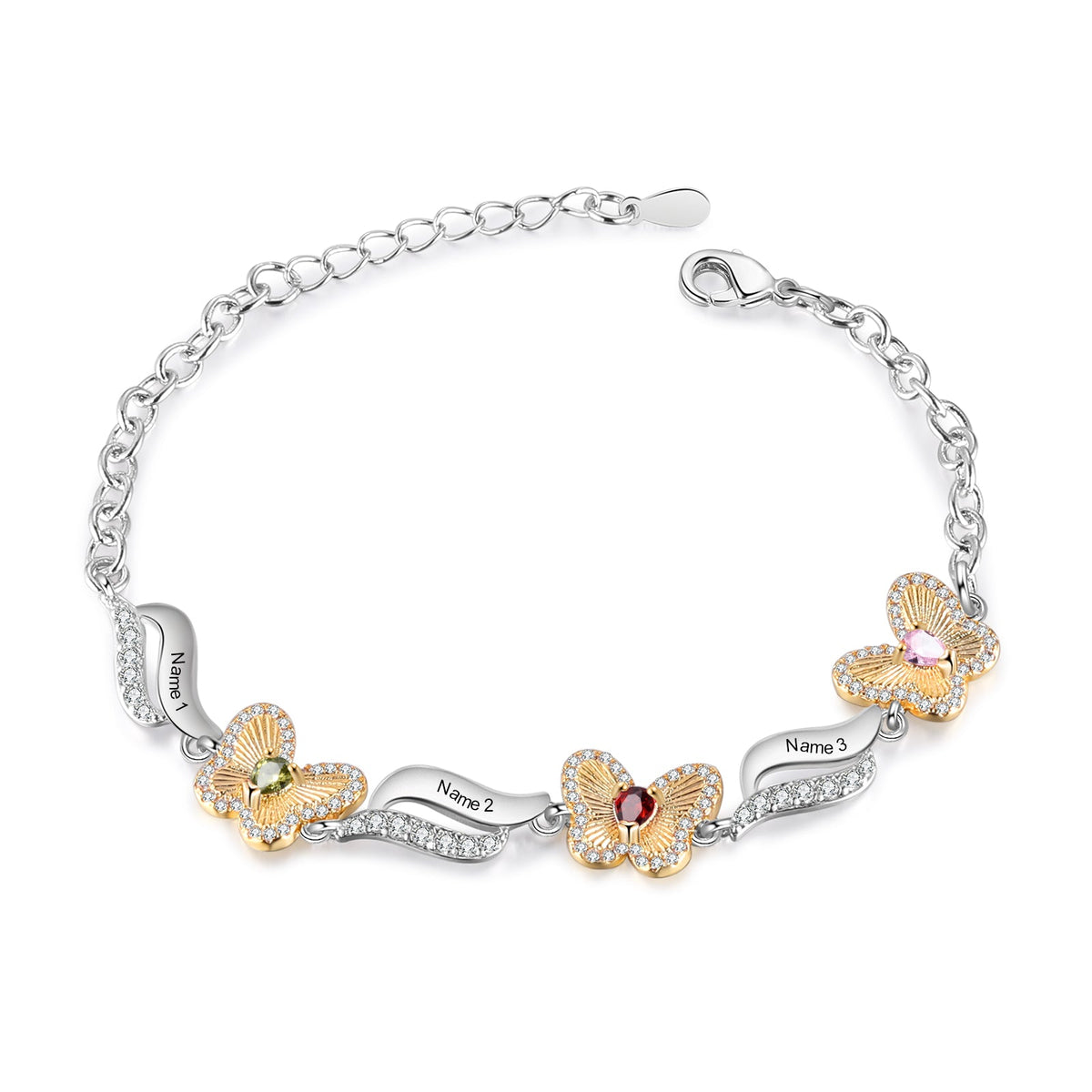 Custom Birthstone Bracelet