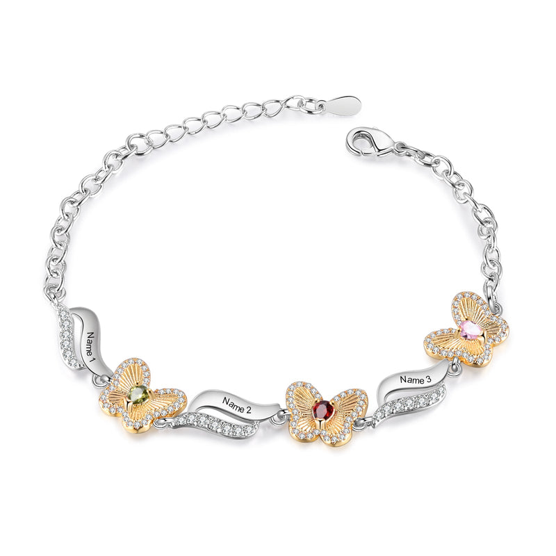 Custom Birthstone Bracelet