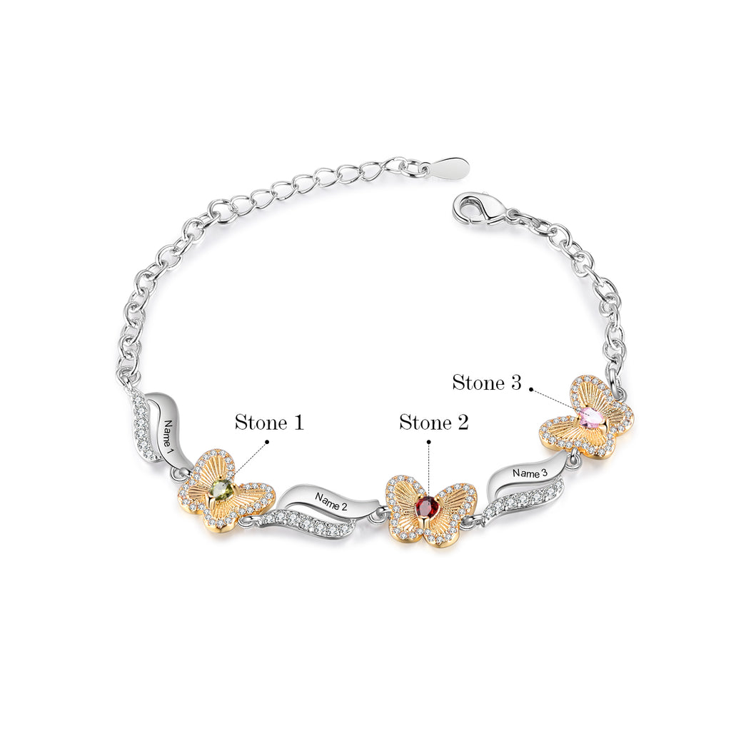 Custom Birthstone Bracelet