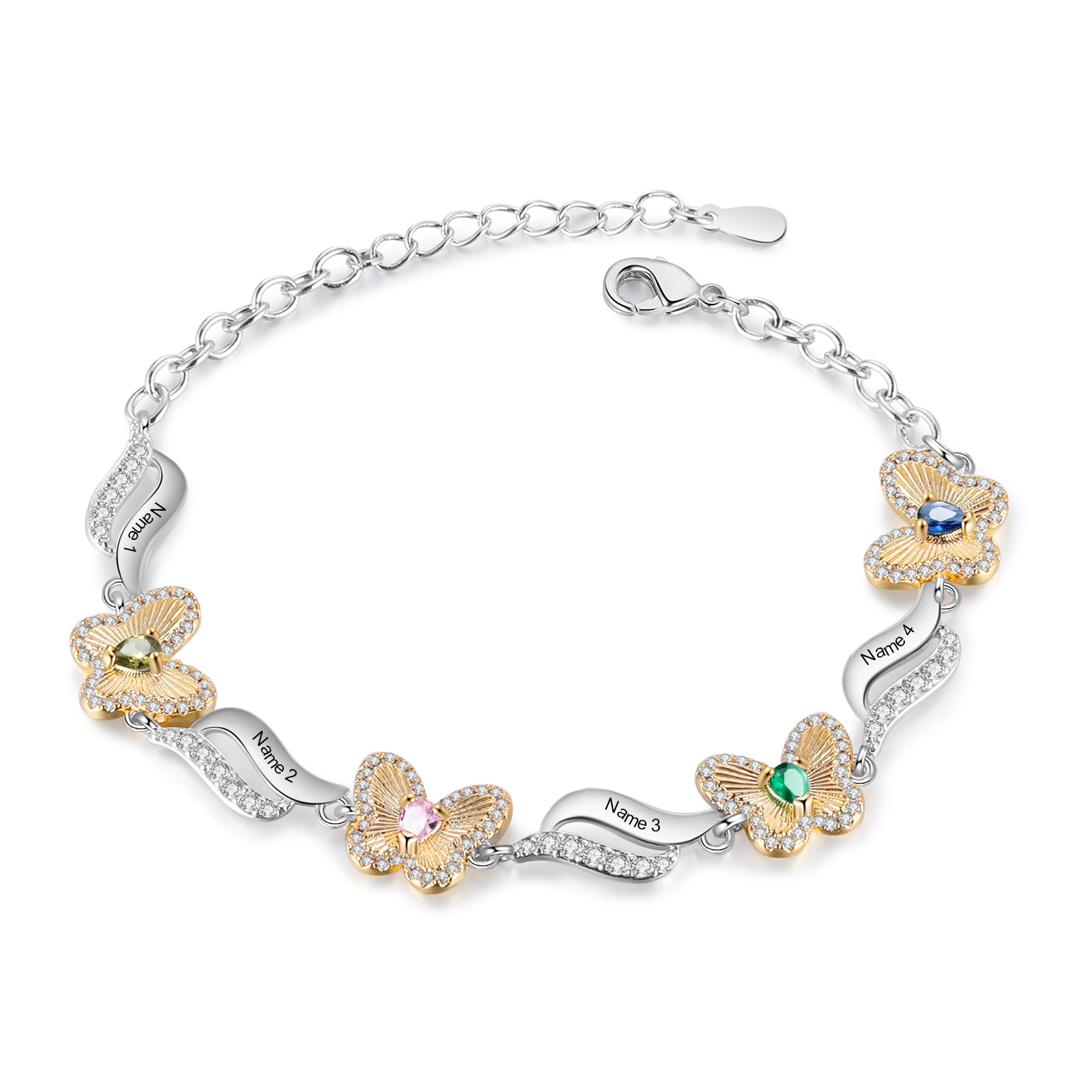 Custom Birthstone Bracelet