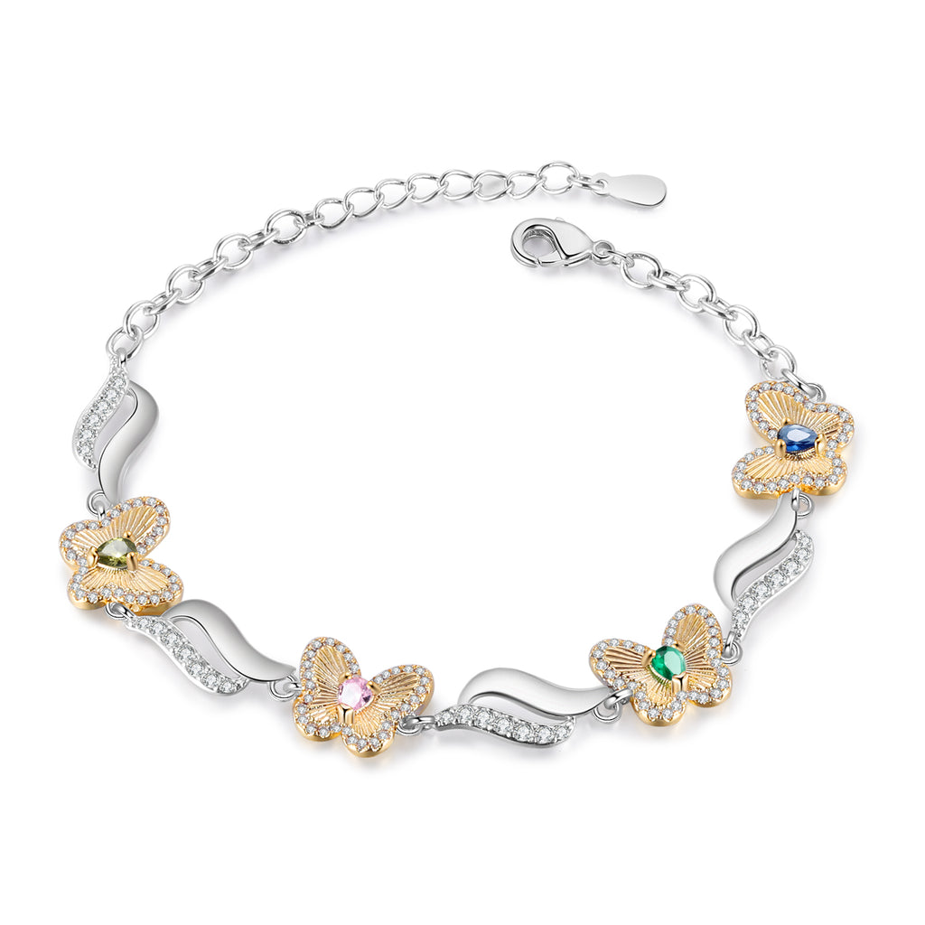 Custom Birthstone Bracelet