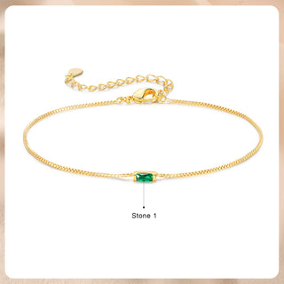 Custom Birthstone Bracelet