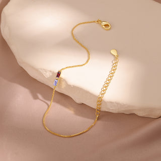 Custom Birthstone Bracelet