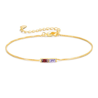 Custom Birthstone Bracelet
