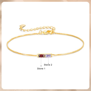 Custom Birthstone Bracelet