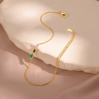 Custom Birthstone Bracelet