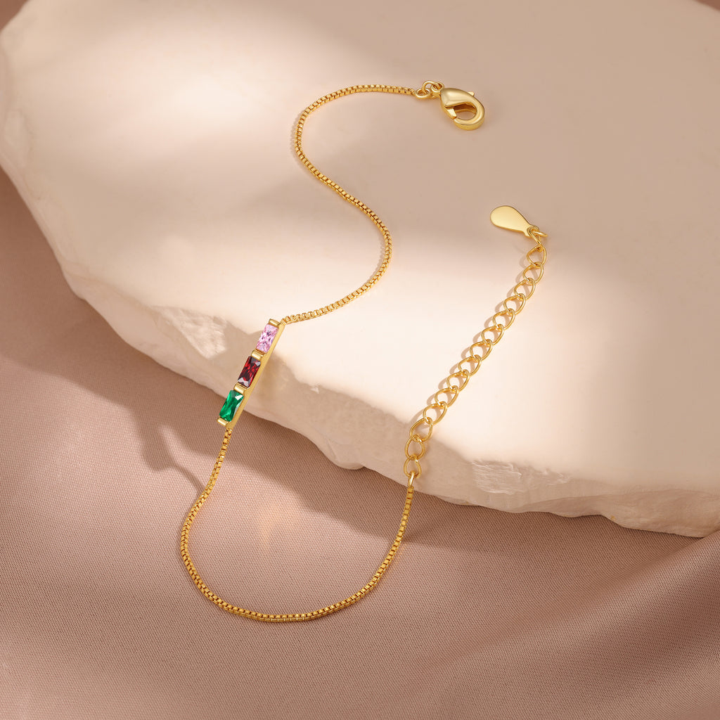 Custom Birthstone Bracelet