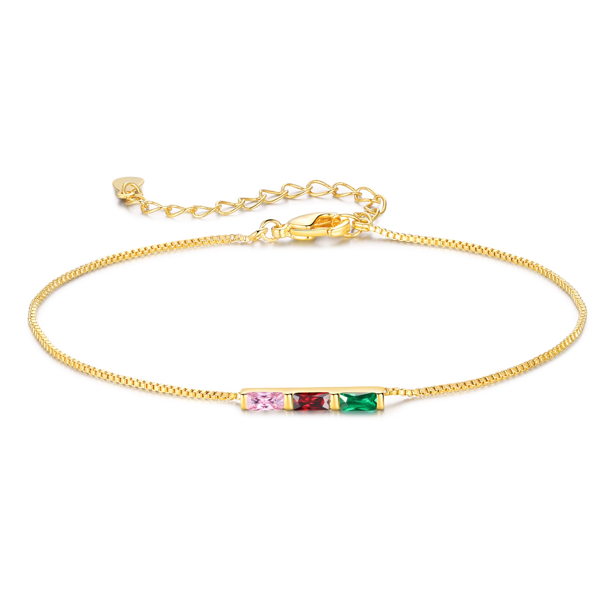 Custom Birthstone Bracelet