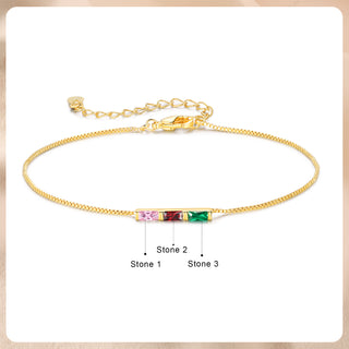 Custom Birthstone Bracelet
