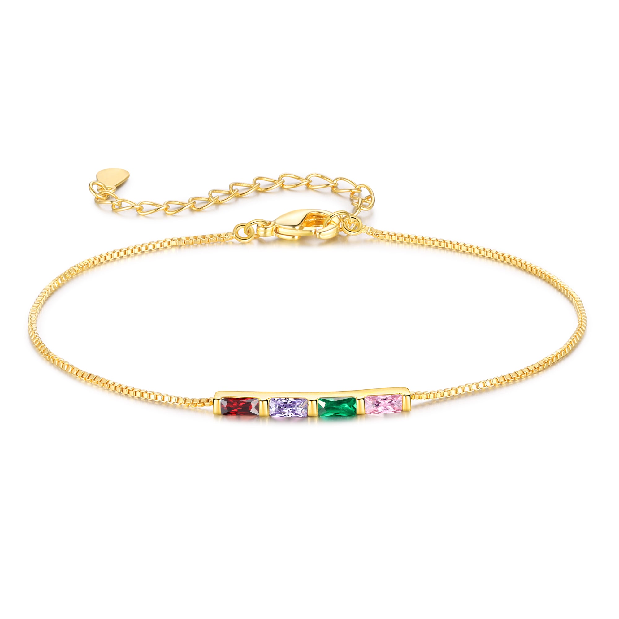 Custom Birthstone Bracelet