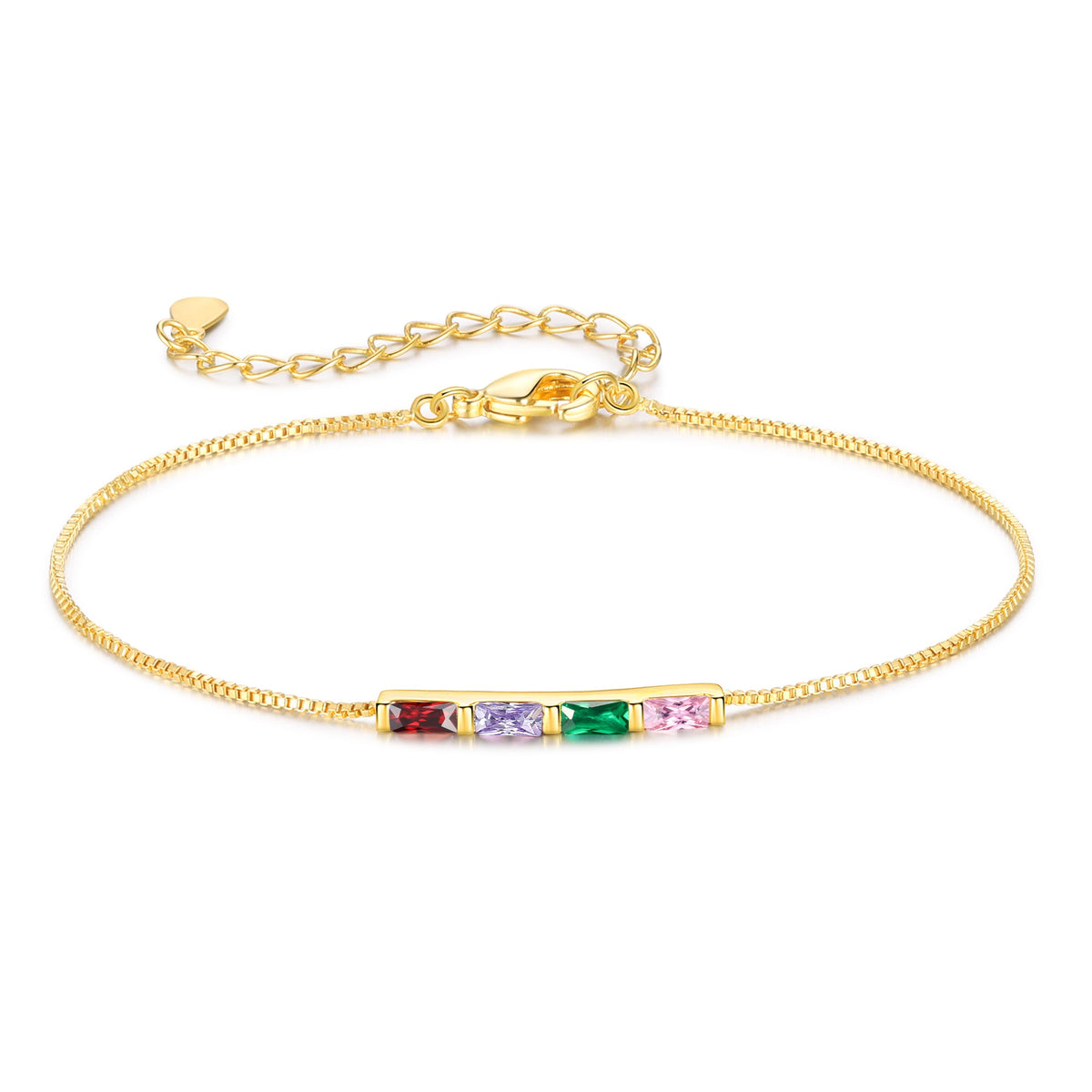 Custom Birthstone Bracelet