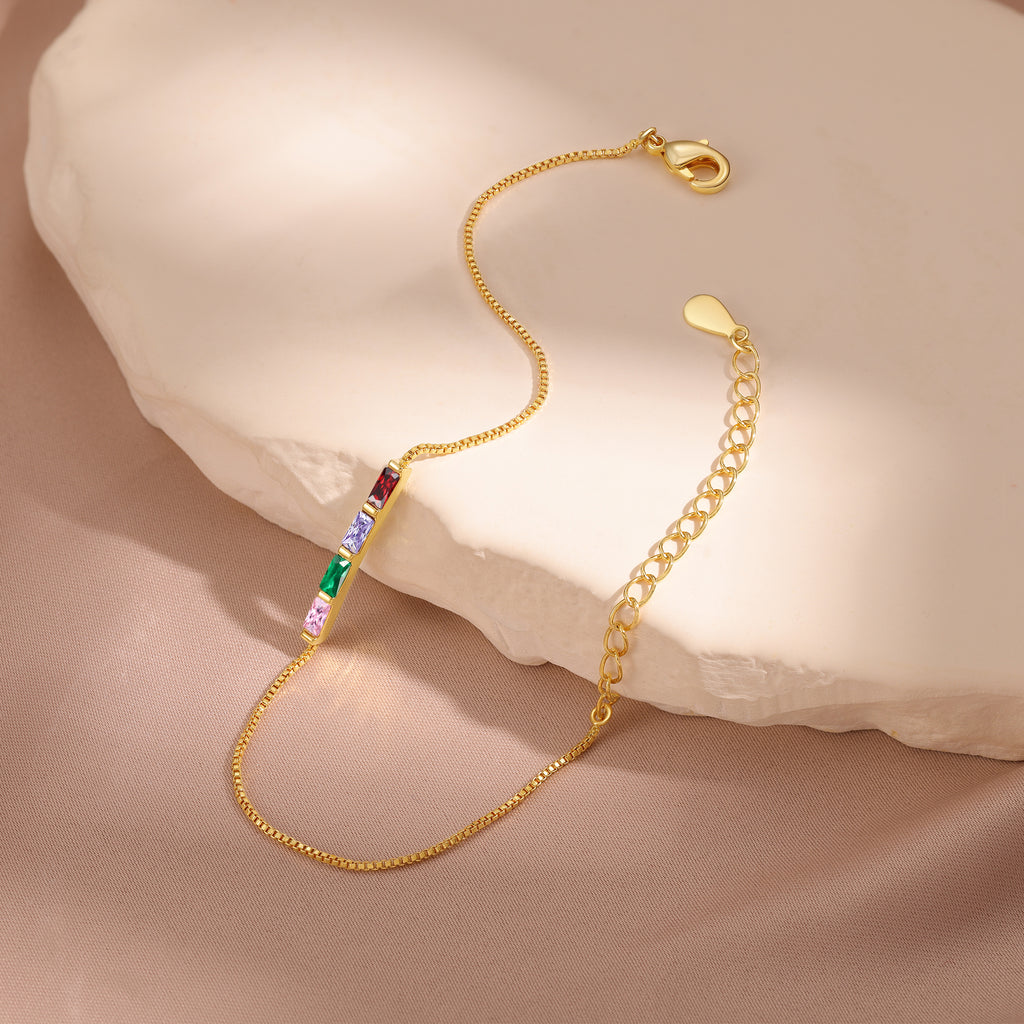 Custom Birthstone Bracelet