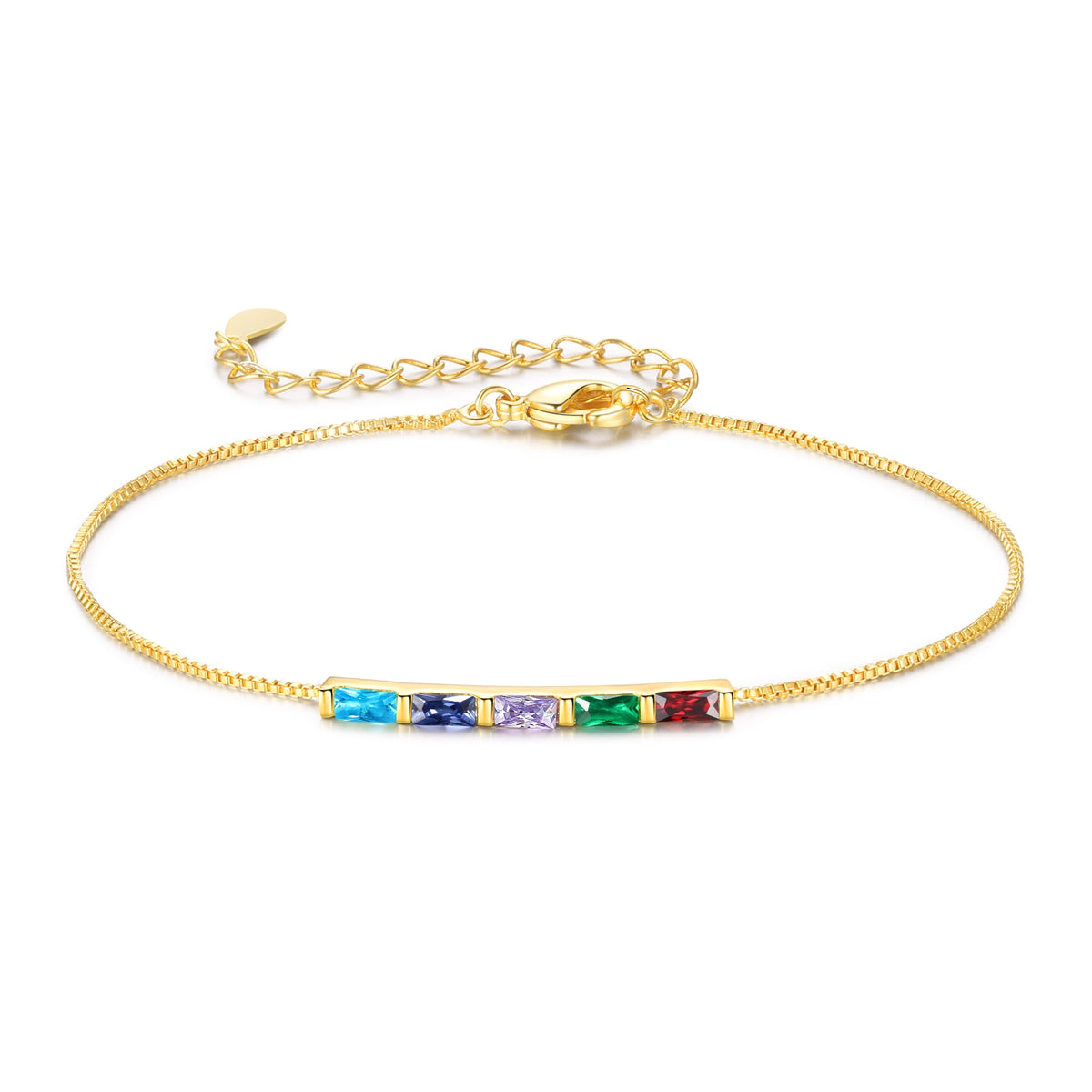 Custom Birthstone Bracelet