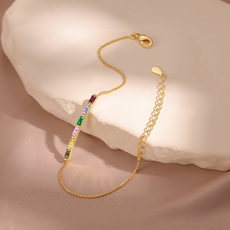 Custom Birthstone Bracelet