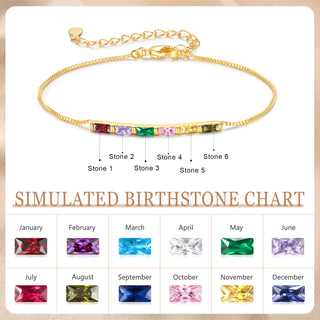 Custom Birthstone Bracelet