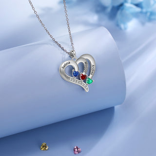 925 Sterling silver Custom Birthstone necklace