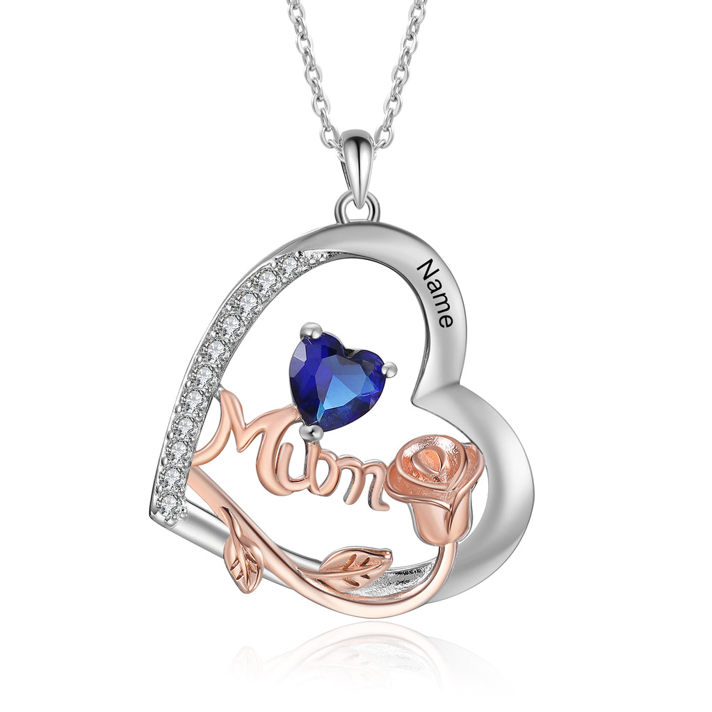 Custom Birthstone necklace