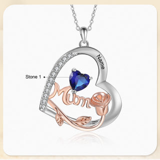 Custom Birthstone necklace