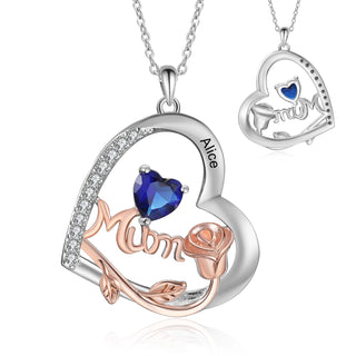 Custom Birthstone necklace