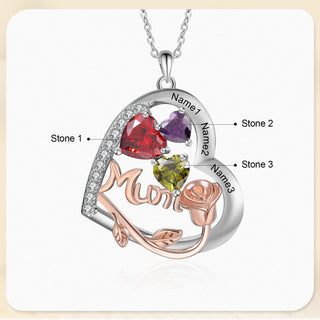 Custom Birthstone necklace