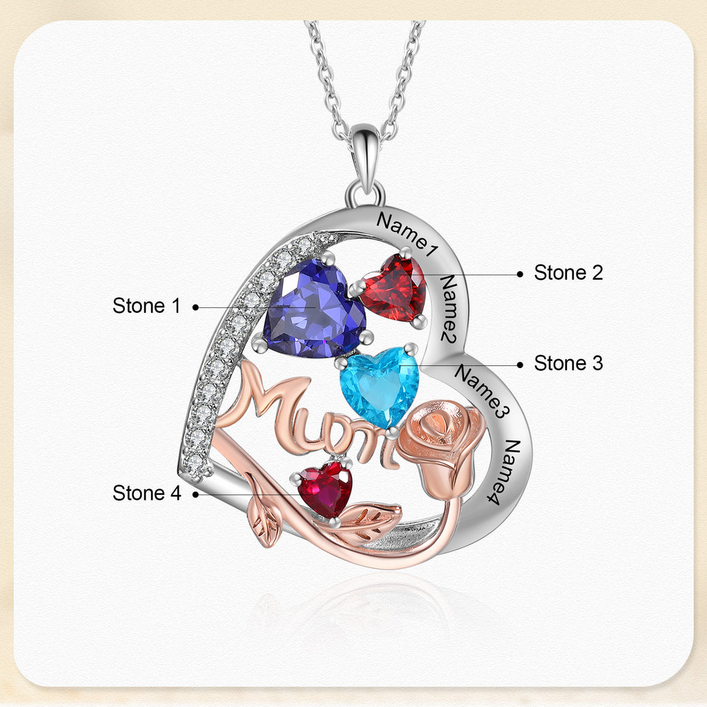 Custom Birthstone necklace