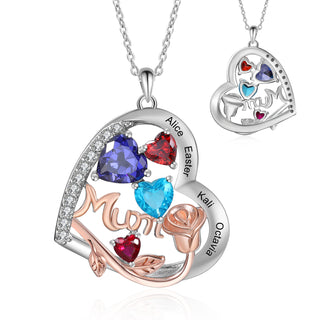 Custom Birthstone necklace