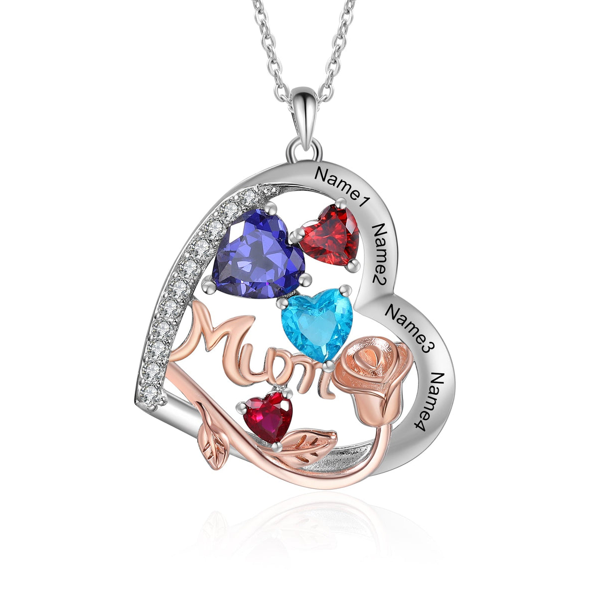 Custom Birthstone necklace