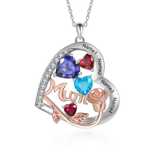 Custom Birthstone necklace