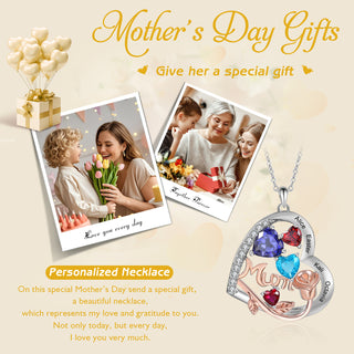 Custom Birthstone necklace