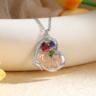 Custom Birthstone necklace