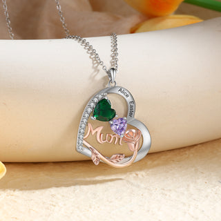 Custom Birthstone necklace