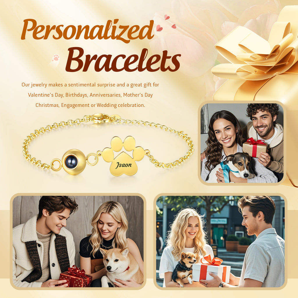 Custom Photo projection bracelet