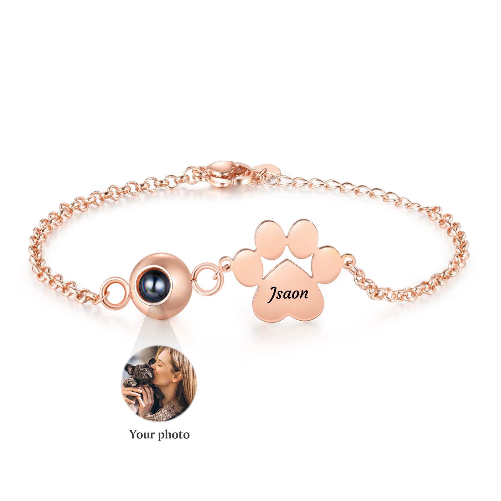 Custom Photo projection bracelet