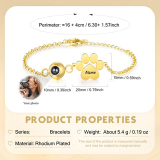 Custom Photo projection bracelet