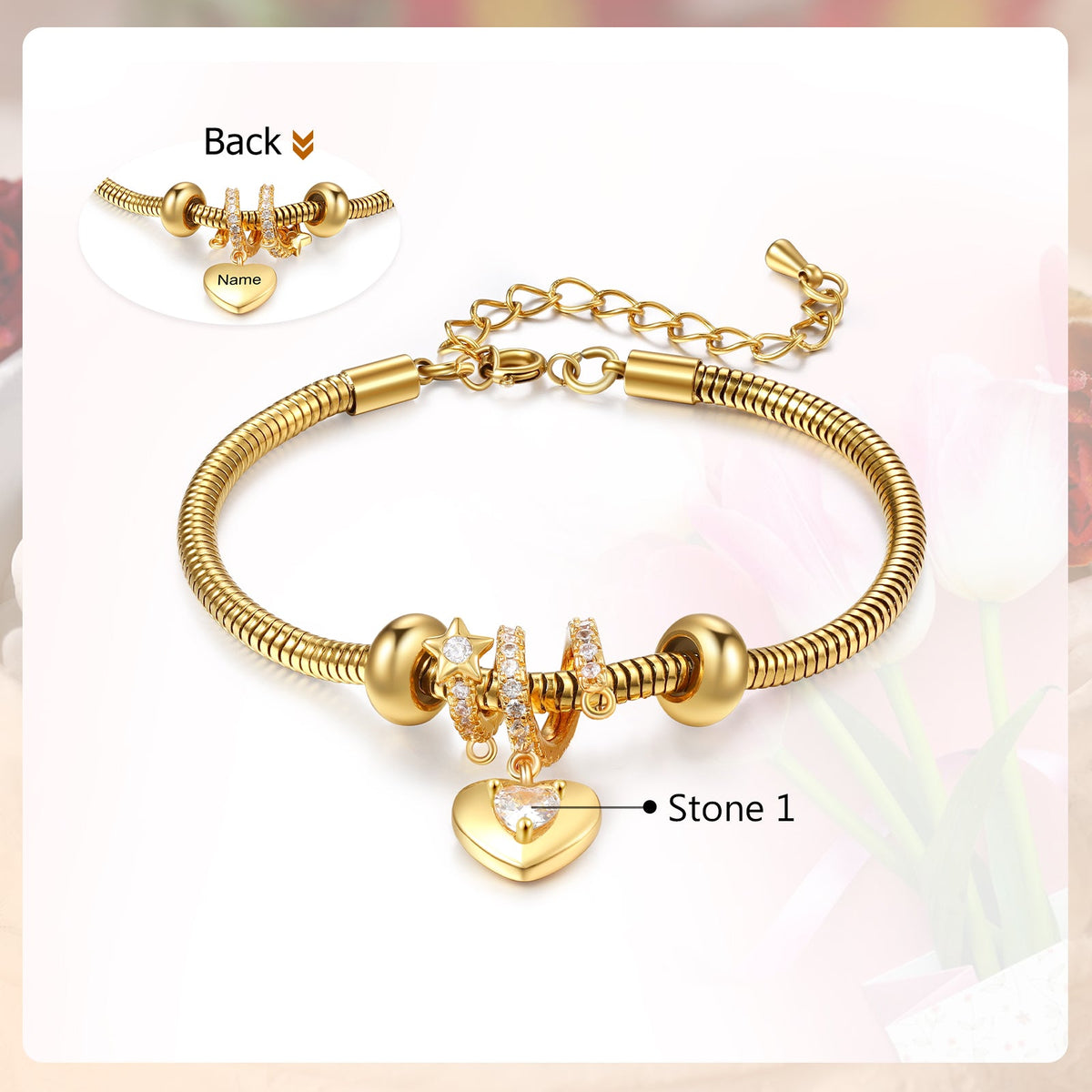 Custom Birthstone Bracelet