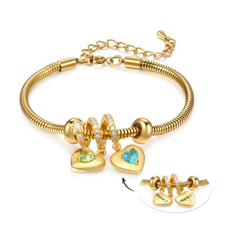 Custom Birthstone Bracelet