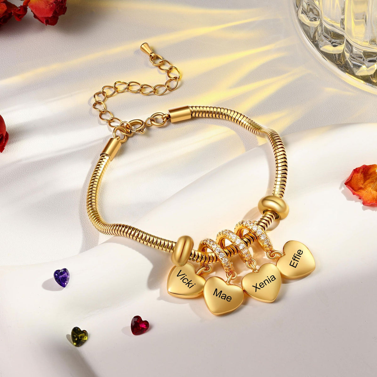 Custom Birthstone Bracelet