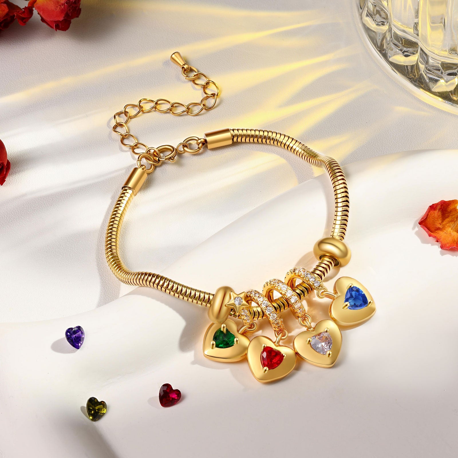 Custom Birthstone Bracelet