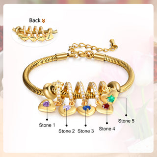 Custom Birthstone Bracelet